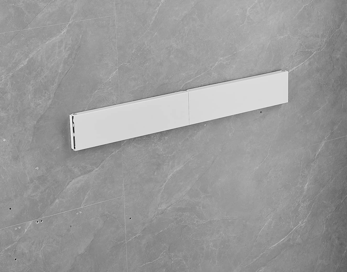 GorillaRack - Laundry Drying Clothes Rack | Retractable Clothing Rack Wall Mount | Clothes Drying Rack Indoor Outdoor For Hanging Heavy Duty Laundry | Large Stainless Steel White