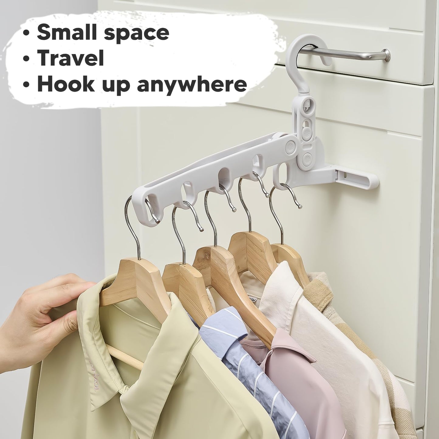 GorillaLine Go - Folding Clothes Drying Rack - Clothes Rack Cruise Ship Essentials, RV, Traveling and Small Room